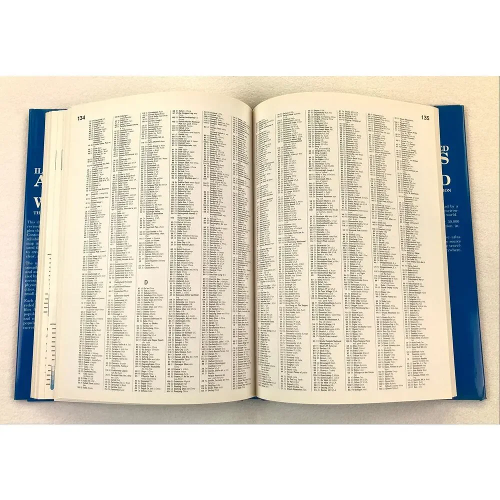 Illustrated Atlas of the World Readers Digest 3rd Edition Vtg. 1997 Hardcover